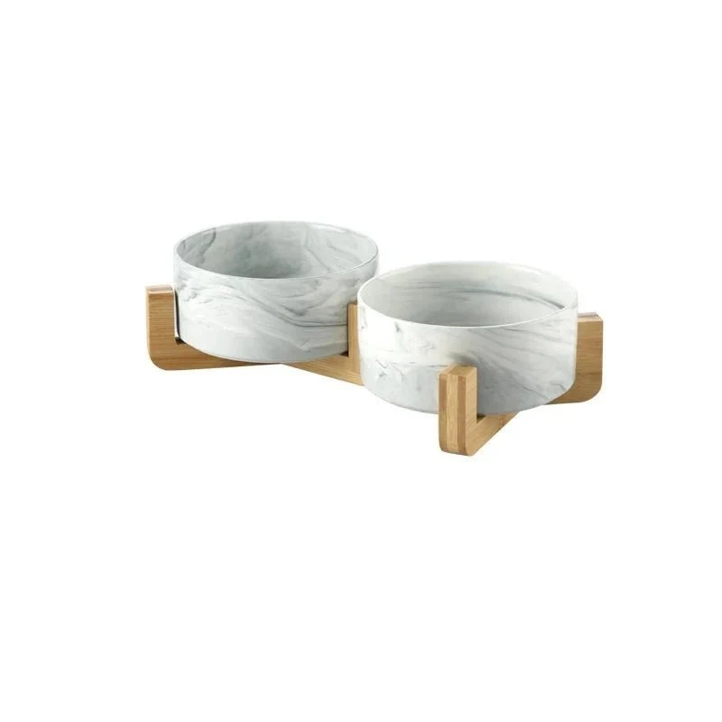 Gamelle Céramique Marbré Pour Chien