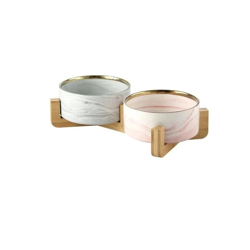 Gamelle Céramique Marbré Pour Chien