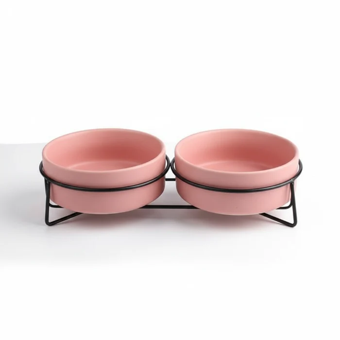 Gamelle Céramique Avec Support Design Pour Chien