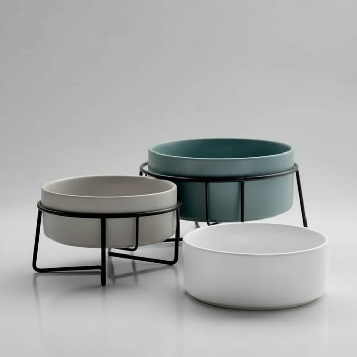 Gamelle Céramique Avec Support Design Pour Chien