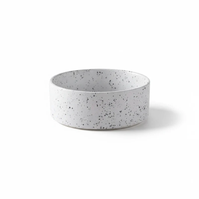 Gamelle Céramique Pour Chien Avec Support Bambou