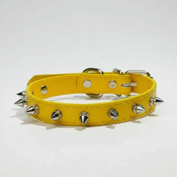 Collier clouté cuir PU pour chien - Style et qualité Oscar et Plume