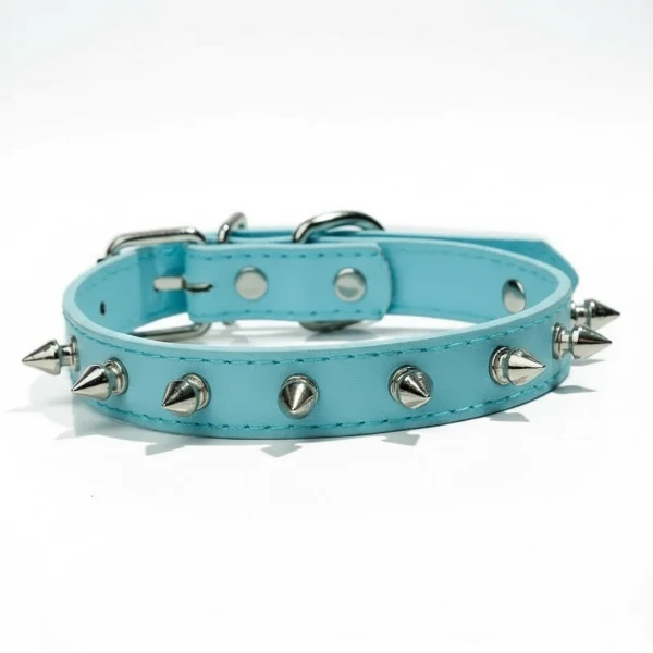 Collier clouté cuir PU pour chien - Style et qualité Oscar et Plume