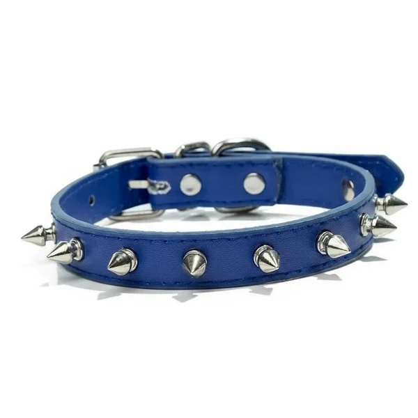 Collier clouté cuir PU pour chien - Style et qualité Oscar et Plume