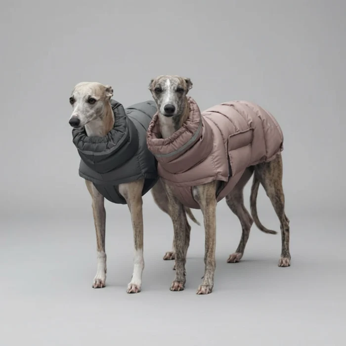 Doudoune Coupe-vent Et Imperméable Pour Chien Lévrier