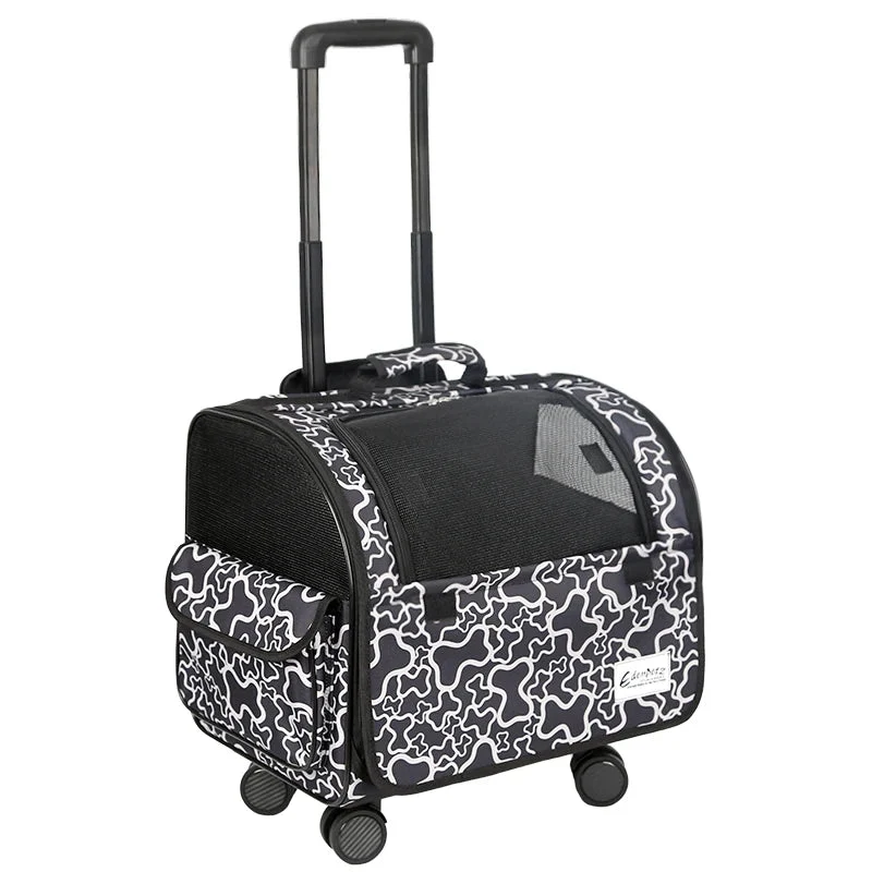 Valise À Roulettes De Voyage Pour Chien Chat