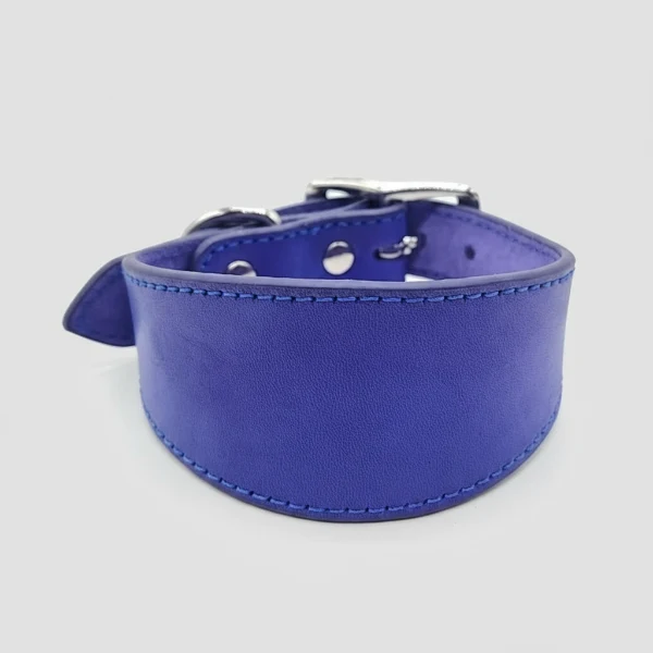 Collier Large En Cuir Véritable Pour Lévrier