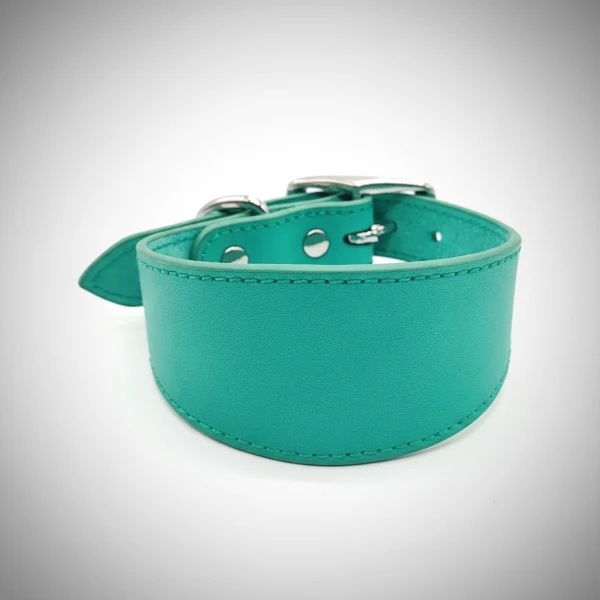 Collier Large En Cuir Véritable Pour Lévrier