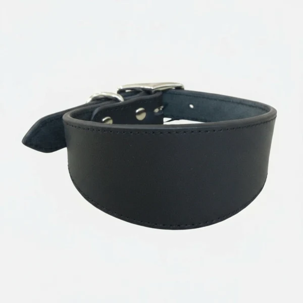 Collier Large En Cuir Véritable Pour Lévrier