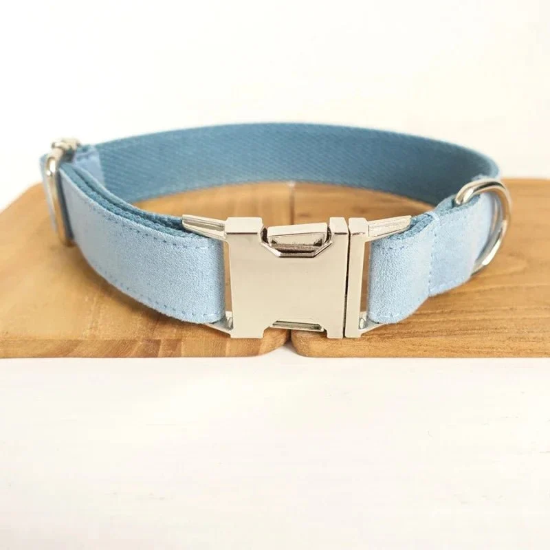 Collier Personnalisable Velours Pour Chien