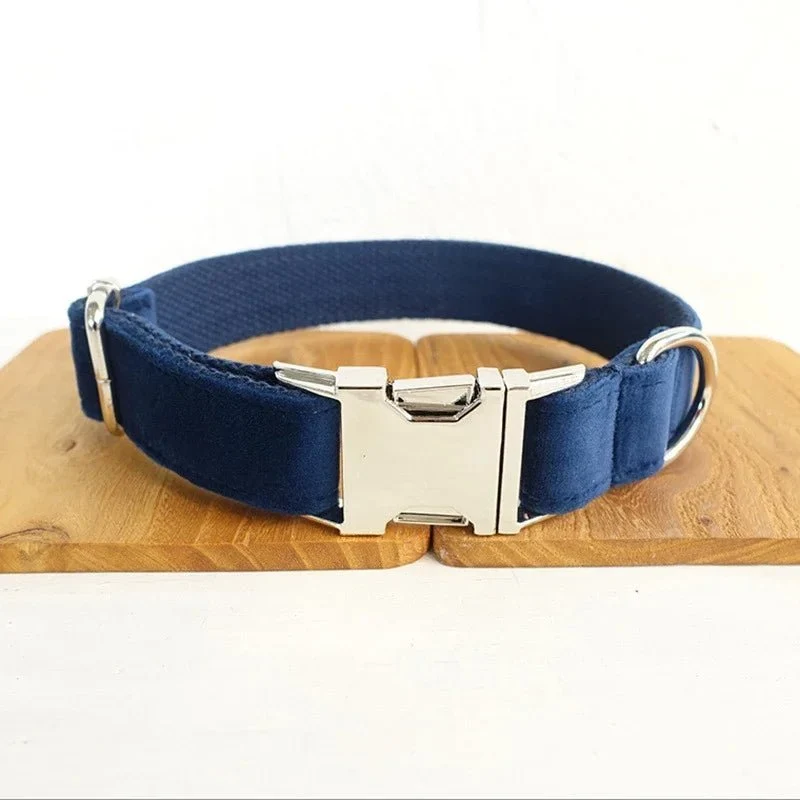 Collier Personnalisable Velours Pour Chien