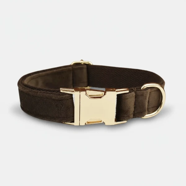 Collier velours chien Oscar et Plume - Élégance et confort
