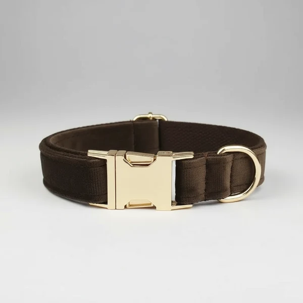 Collier velours chien Oscar et Plume - Élégance et confort