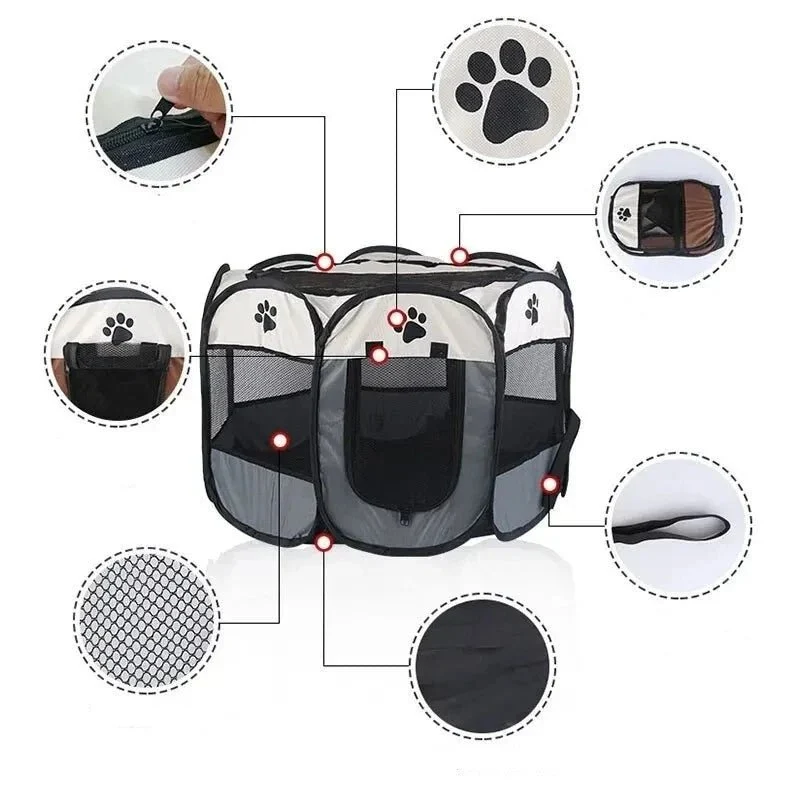 Tente Pliable Pour Chat Confortable Et Résistante