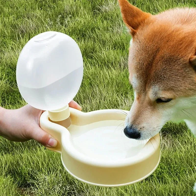 Gourde Avec Gamelle Intégrée Chien Et Chat