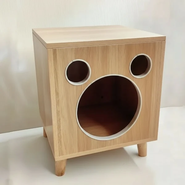 Maison pour chat en bois design | Refuge confortable