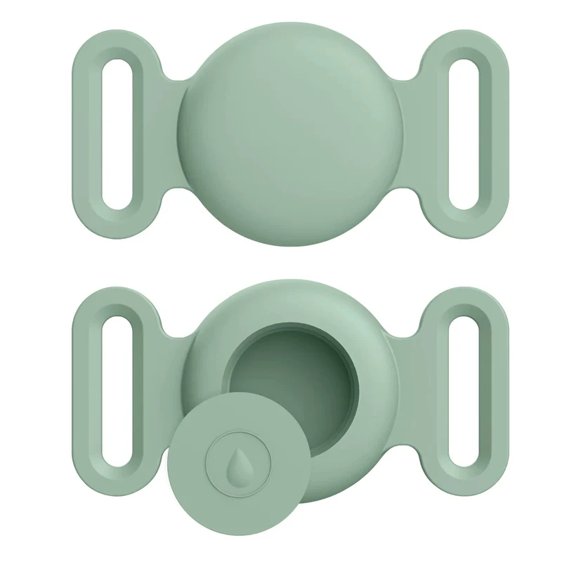 Housse en Silicone Pour Apple Airtag Et Collier GPS