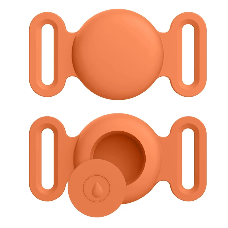 Housse en Silicone Pour Apple Airtag Et Collier GPS