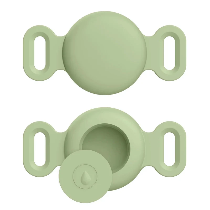 Housse en Silicone Pour Apple Airtag Et Collier GPS