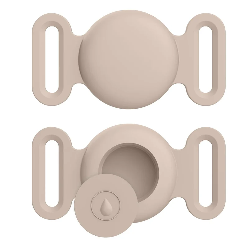 Housse en Silicone Pour Apple Airtag Et Collier GPS
