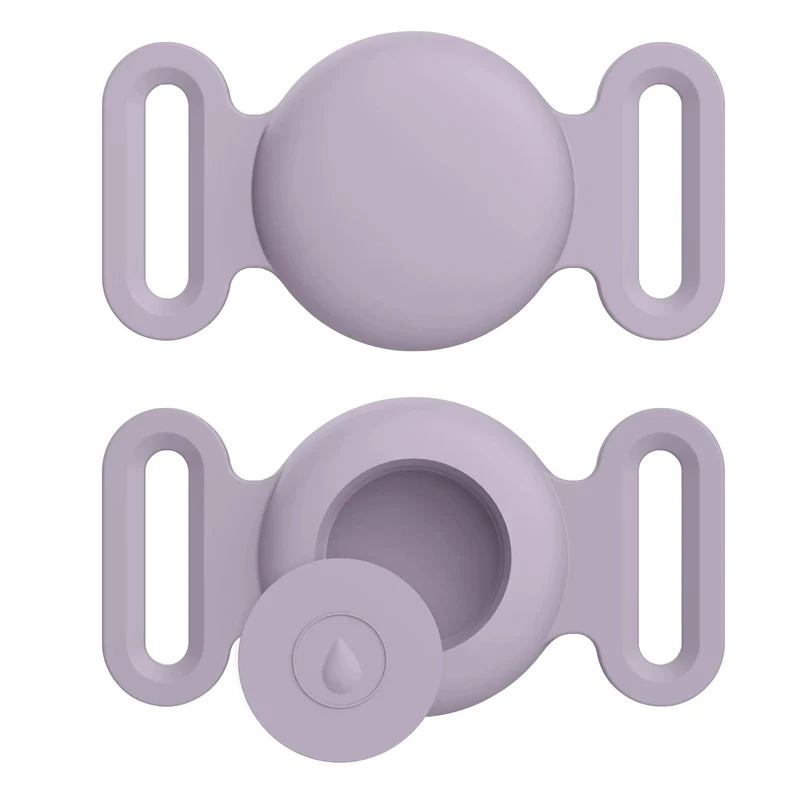 Housse en Silicone Pour Apple Airtag Et Collier GPS