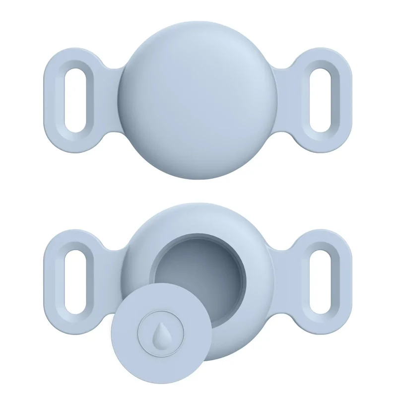 Housse en Silicone Pour Apple Airtag Et Collier GPS