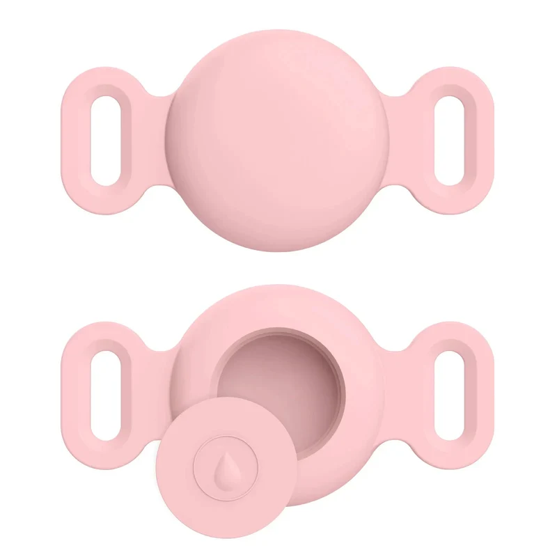 Housse en Silicone Pour Apple Airtag Et Collier GPS