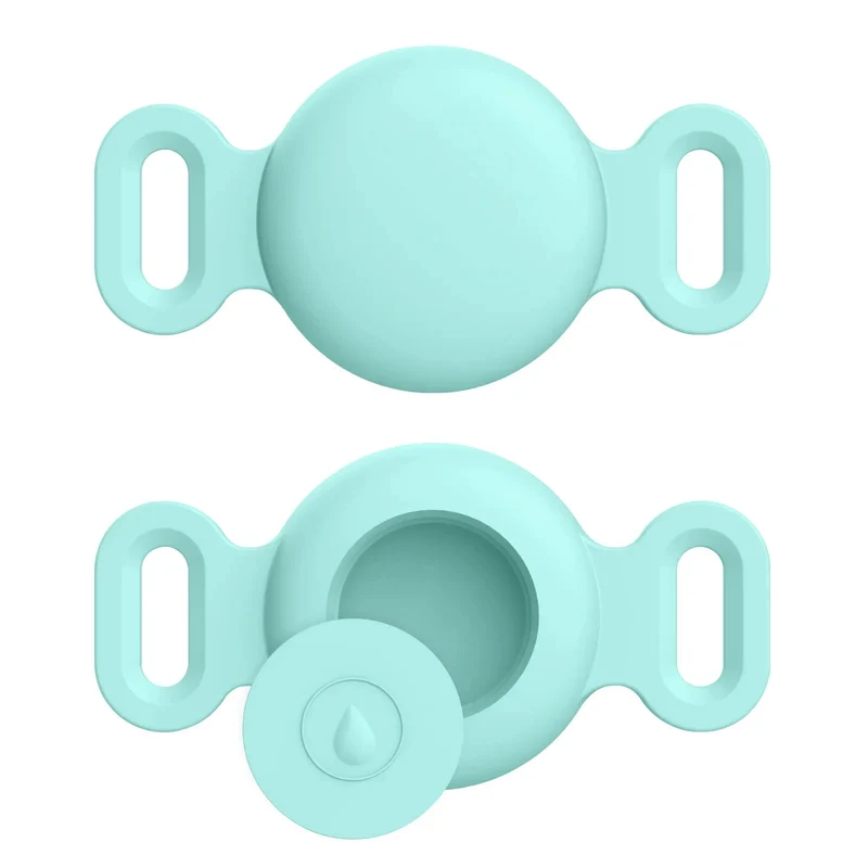Housse en Silicone Pour Apple Airtag Et Collier GPS