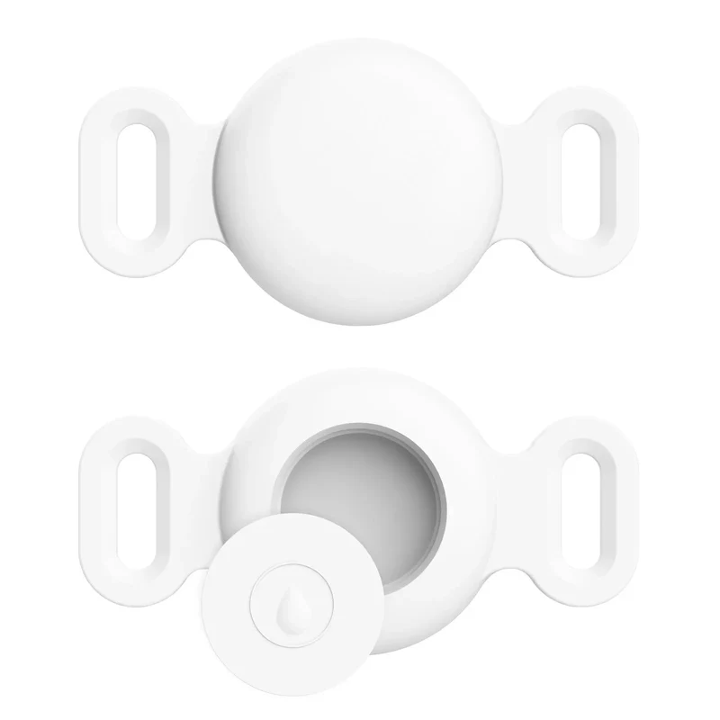 Housse en Silicone Pour Apple Airtag Et Collier GPS