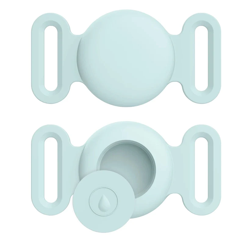 Housse en Silicone Pour Apple Airtag Et Collier GPS