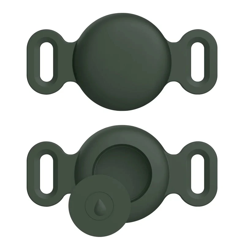 Housse en Silicone Pour Apple Airtag Et Collier GPS