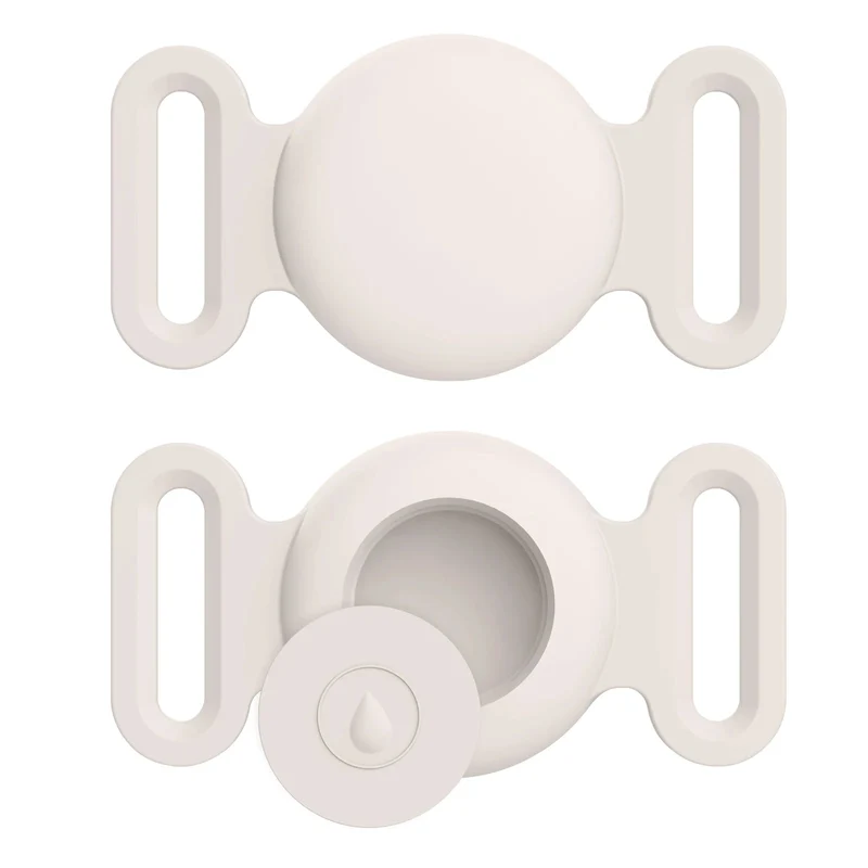 Housse en Silicone Pour Apple Airtag Et Collier GPS