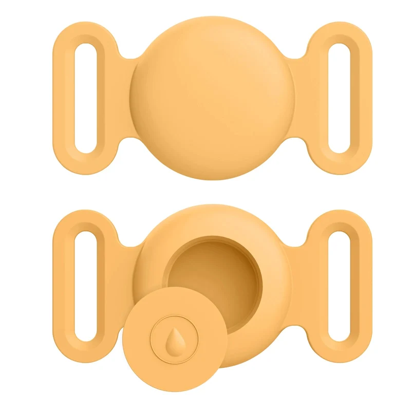 Housse en Silicone Pour Apple Airtag Et Collier GPS