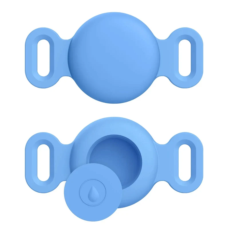 Housse en Silicone Pour Apple Airtag Et Collier GPS