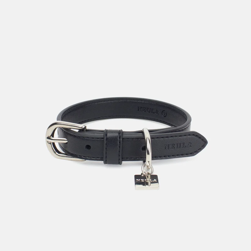 Collier en Cuir Vegan Pour Chien Élégant