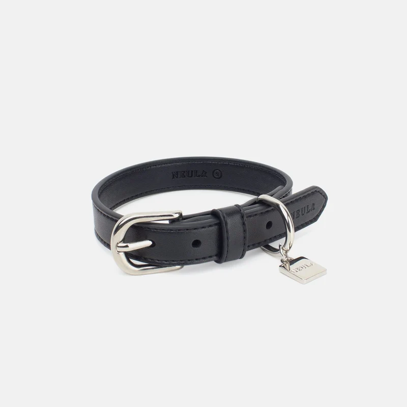 Collier en Cuir Vegan Pour Chien Élégant