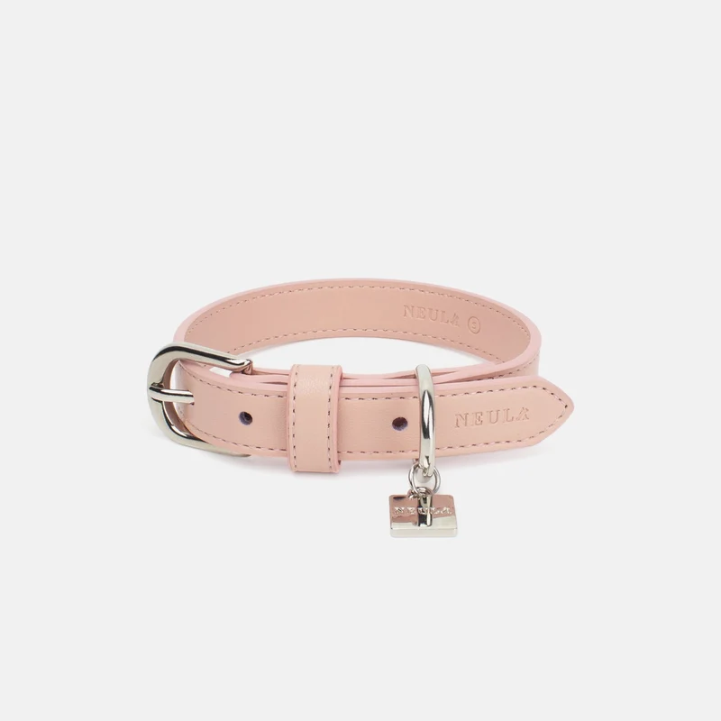 Collier en Cuir Vegan Pour Chien Élégant