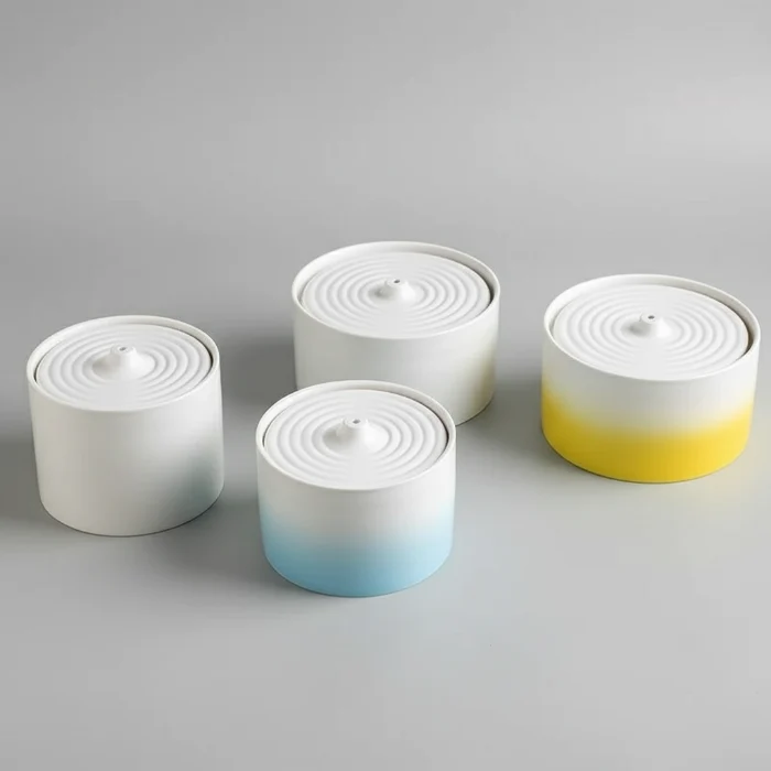 Fontaine à eau pour chat en céramique design : hydratation saine au quotidien