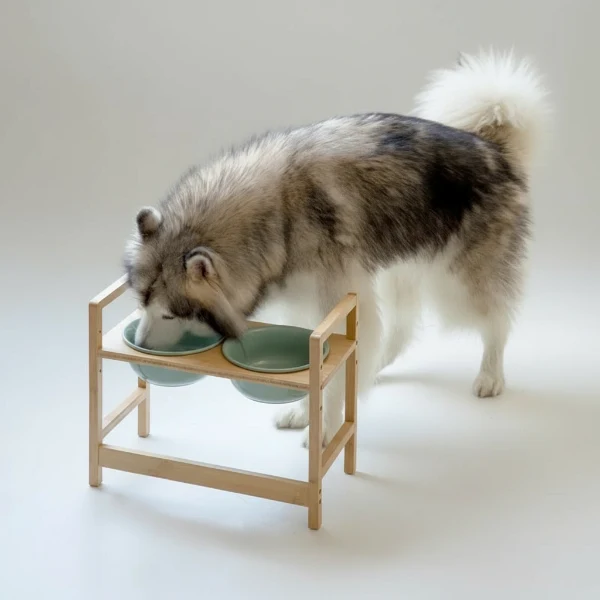 Gamelle réglable En Céramique Pour Chien