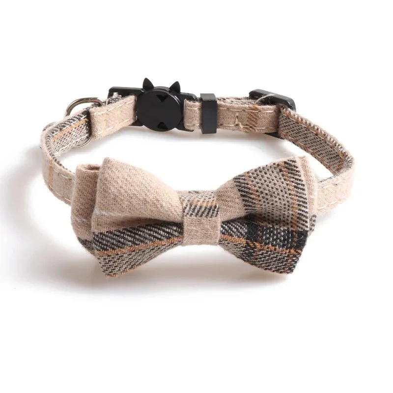 Bandana Design Carreaux Pour Chat Elégant