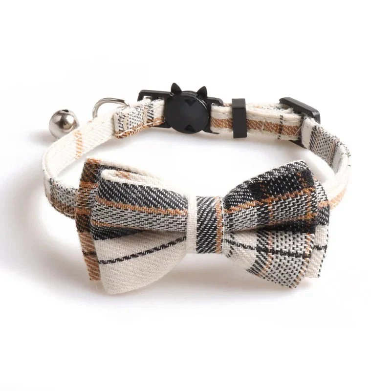 Bandana Design Carreaux Pour Chat Elégant