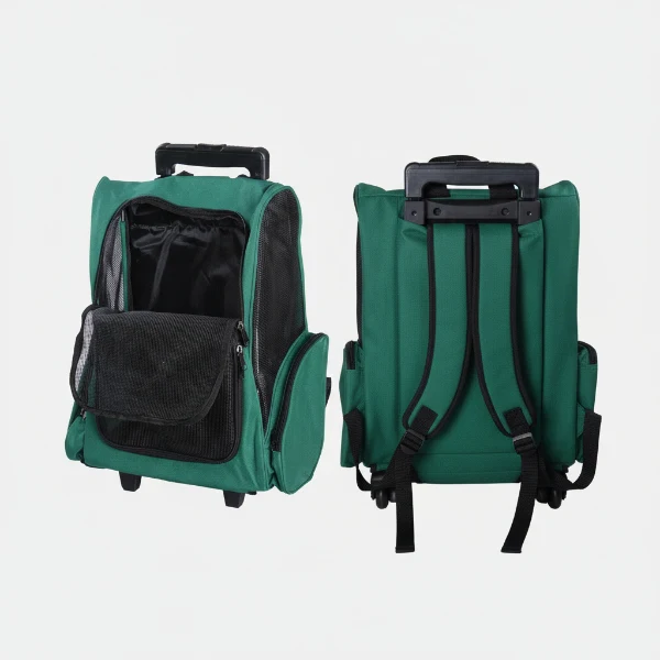 Sac à dos transport chat avec roulettes - Oscar et Plume