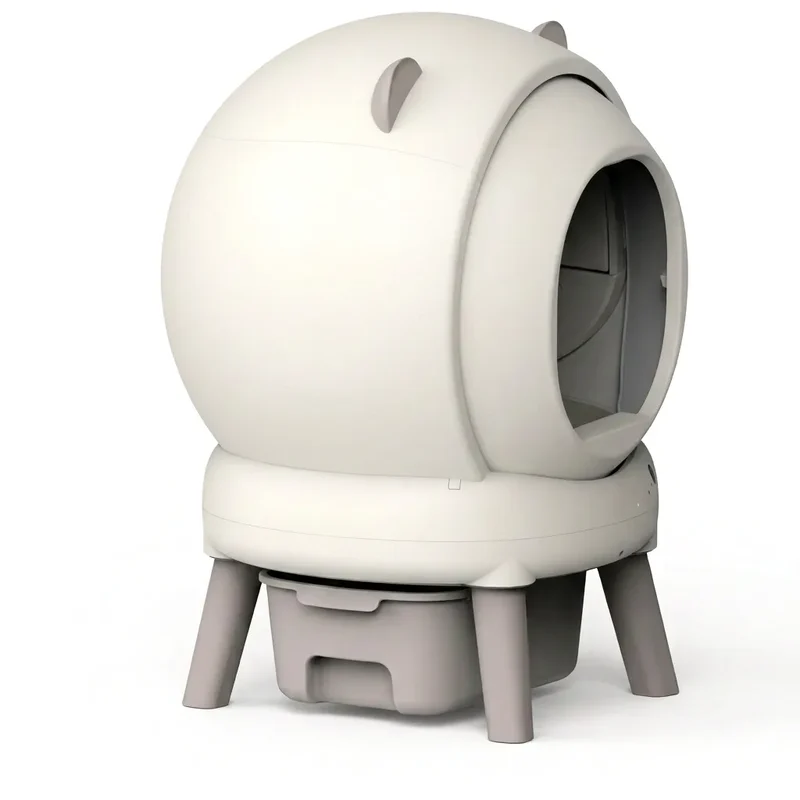 Litière autonettoyante Intelligente 65L avec Désodorisation et App