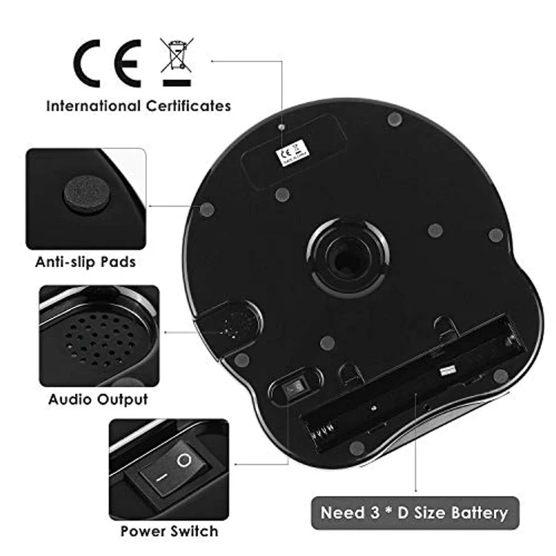 Distributeur automatique 2-en-1 pour animaux avec écran LCD et rappel vocal