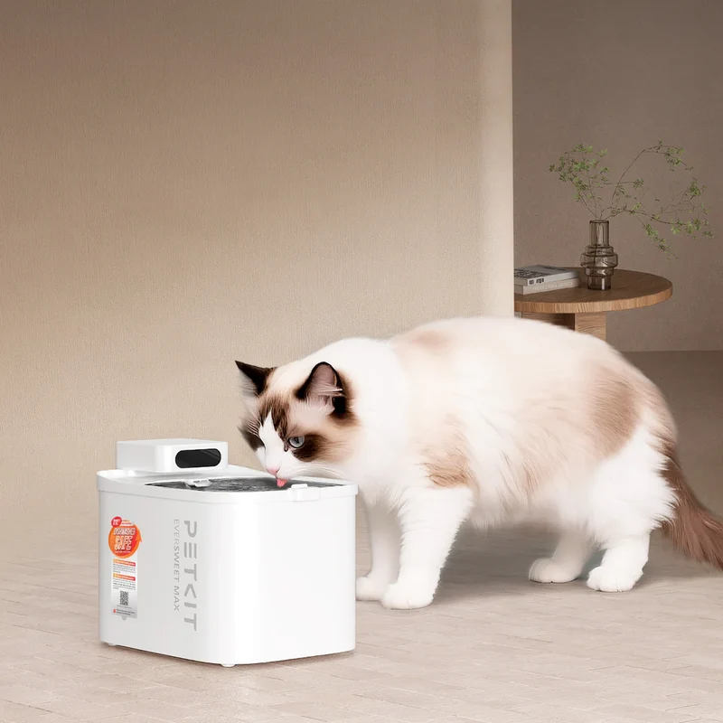 EVERSWEET MAX 2 Fontaine à eau connectée pour animaux, 3L, 83jours d'autonomie