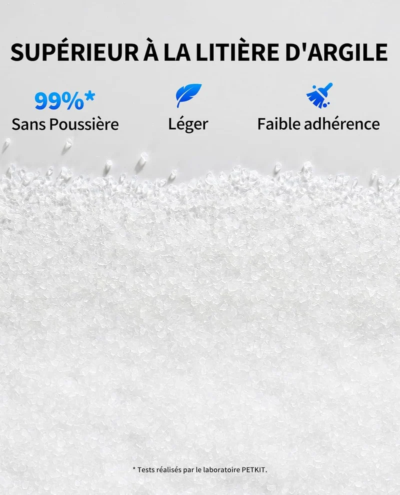 Pack de 4 recharges de litière pour Purobot Crystal Duo