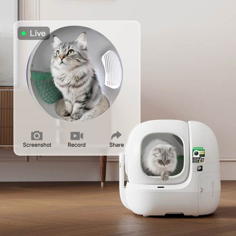 PETKIT Purobot Max Pro 2 – Litière automatique connectée pour chat avec caméra IA