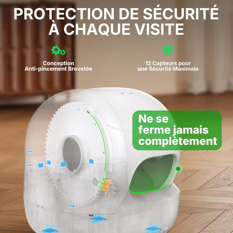 PETKIT Purobot Max Pro 2 – Litière automatique connectée pour chat avec caméra IA