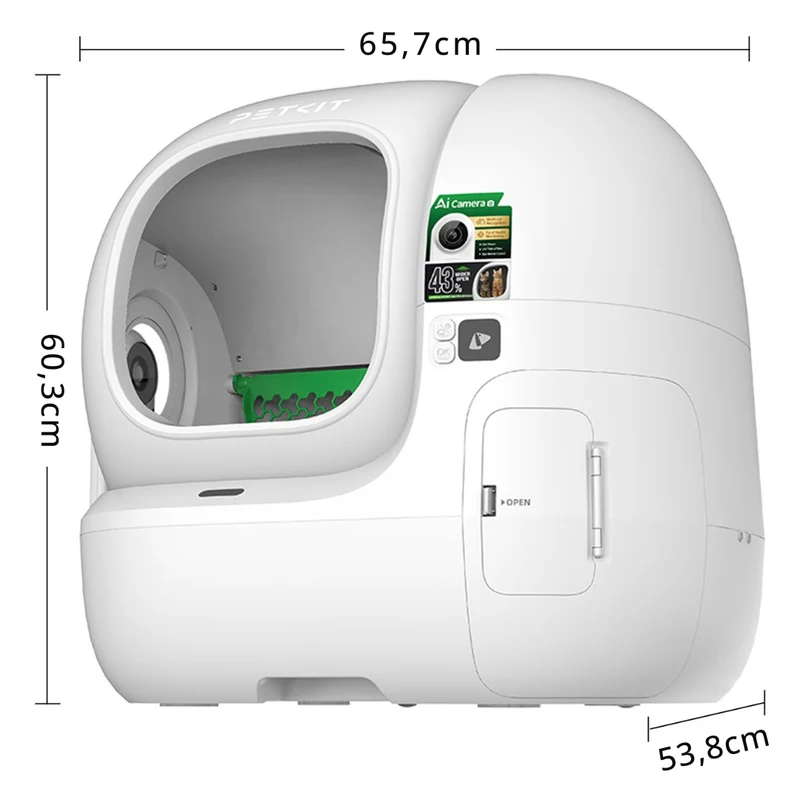 PETKIT Purobot Max Pro 2 – Litière automatique connectée pour chat avec caméra IA