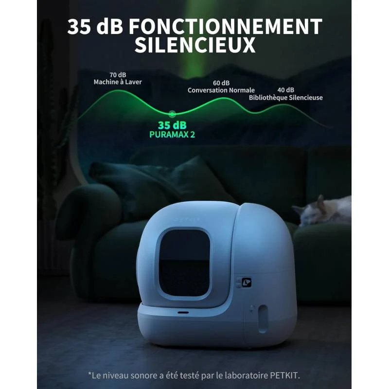 PETKIT Pura Max 2 – Litière automatique connectée pour chat – Pack Premium
